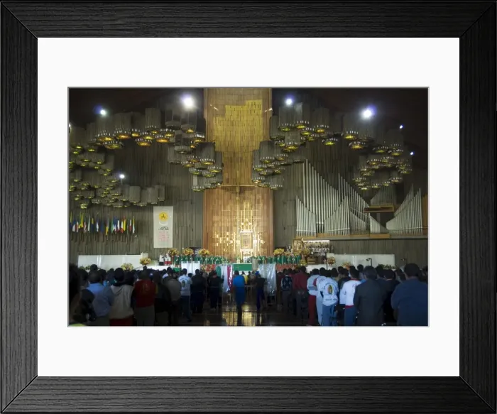 Framed Print : Interior of the Basilica de Guadalupe Framed Print : Interior of the Basilica de Guadalupe
