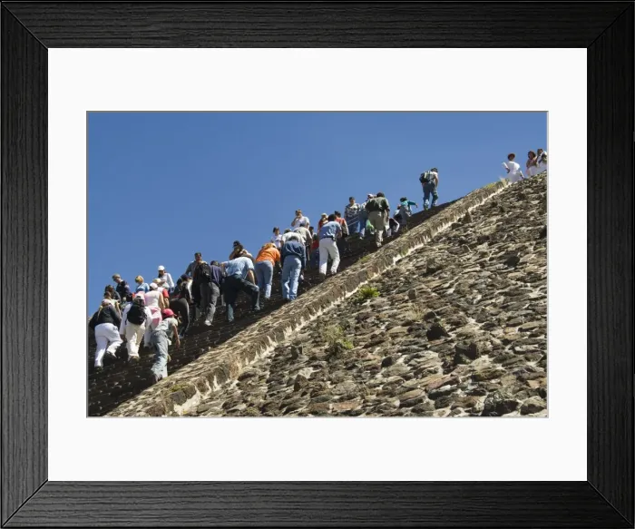 Framed Print : Pyramid of the Sun Framed Print : Pyramid of the Sun