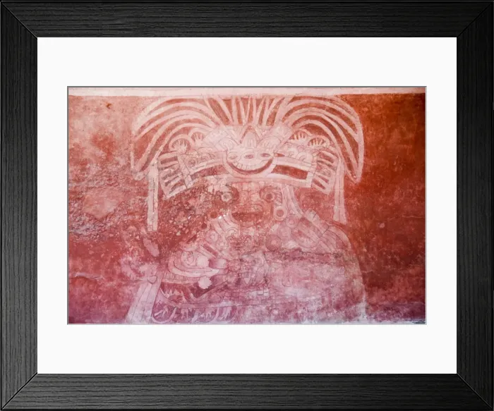 Framed Print : Murals, Teotihuacan Framed Print : Murals, Teotihuacan