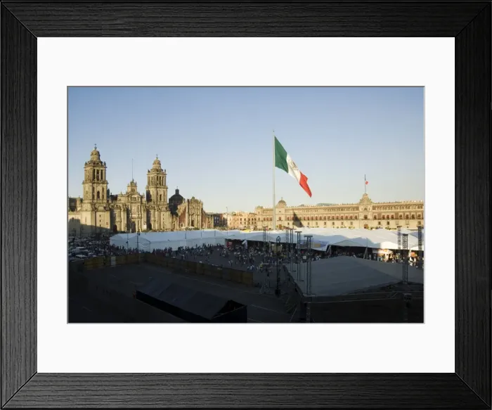 Framed Print : The National Palace and the Metropolitan Cathedral Framed Print : The National Palace and the Metropolitan Cathedral