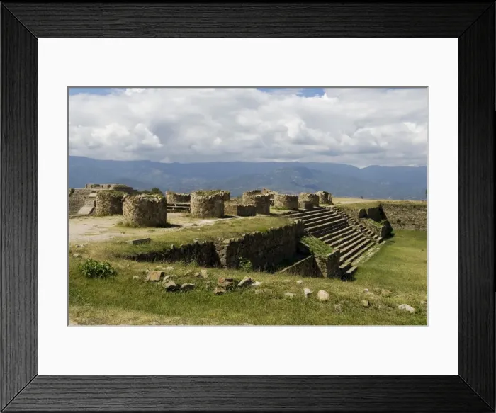 Framed Print : The ancient Zapotec city of Monte Alban Framed Print : The ancient Zapotec city of Monte Alban
