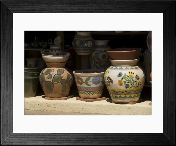 Framed Print : Pottery for sale Framed Print : Pottery for sale