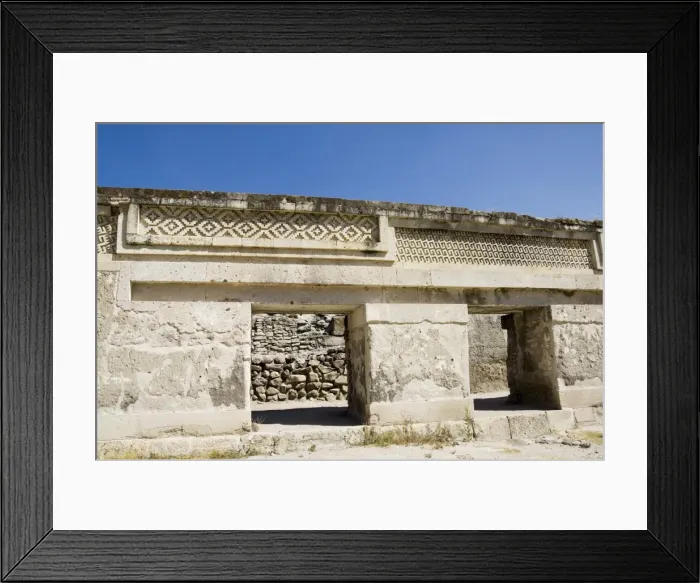 Framed Print : Fantastic geometric carving Framed Print : Fantastic geometric carving