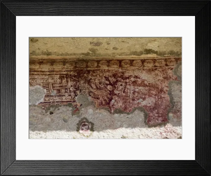 Framed Print : Old mural painting Framed Print : Old mural painting