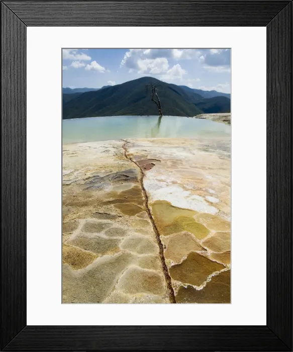 Framed Print : Hierve el Agua (the water boils) Framed Print : Hierve el Agua (the water boils)