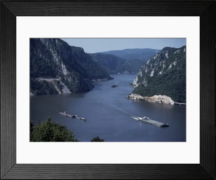 Framed Print : Iron Gates area of the River Danube (Dunav) Framed Print : Iron Gates area of the River Danube (Dunav)