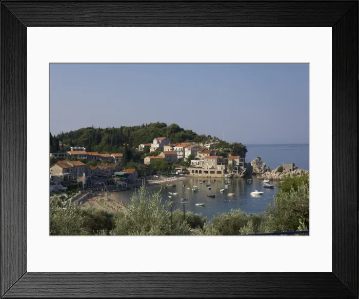 Framed Print : Przno, Adriatic Coast Framed Print : Przno, Adriatic Coast