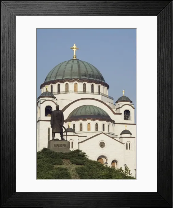 Framed Print : St. Sava Orthodox church dating from 1935 Framed Print : St. Sava Orthodox church dating from 1935