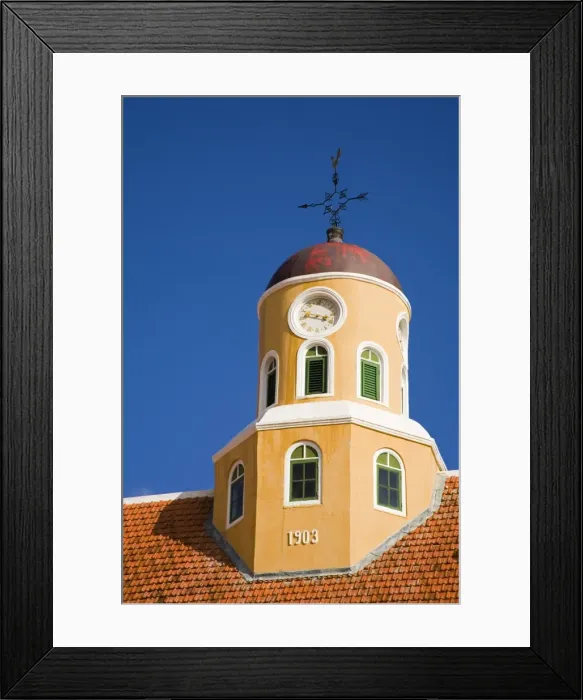Framed Print : Fort Church in Fort Amsterdam Framed Print : Fort Church in Fort Amsterdam
