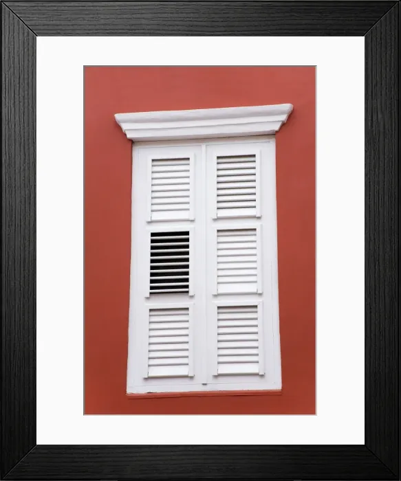 Framed Print : Window shutters Framed Print : Window shutters
