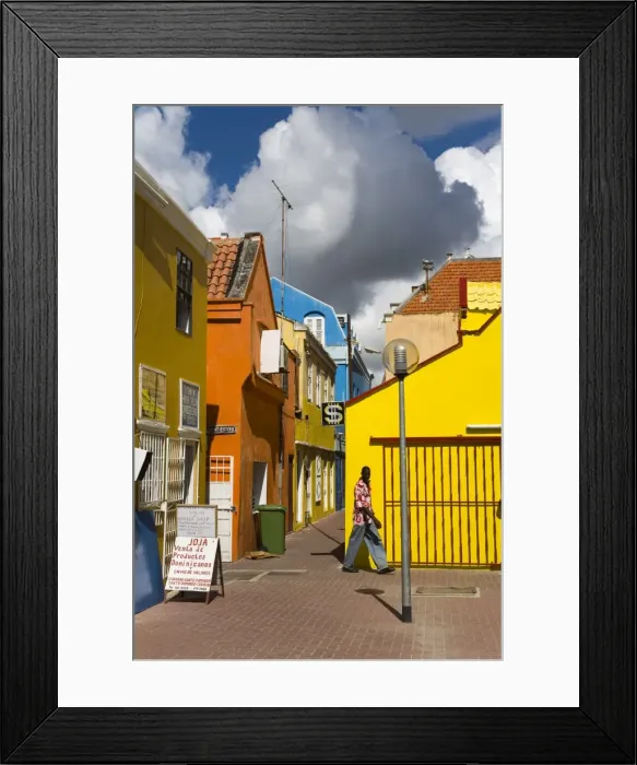 Framed Print : Alley District Framed Print : Alley District