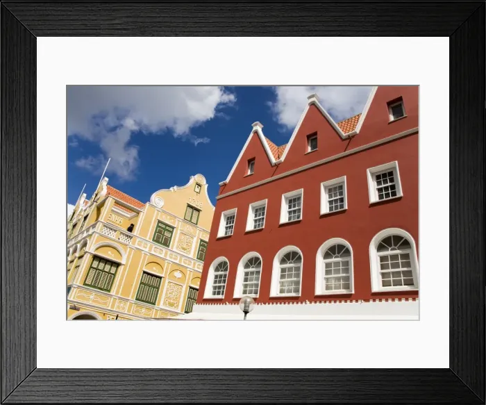 Framed Print : Penha Building painted yellow Framed Print : Penha Building painted yellow