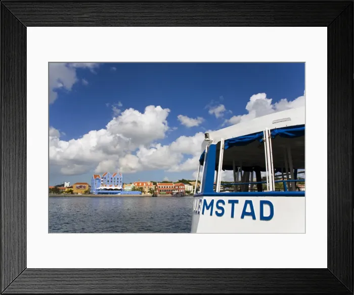 Framed Print : Ferry, Willemstad Framed Print : Ferry, Willemstad