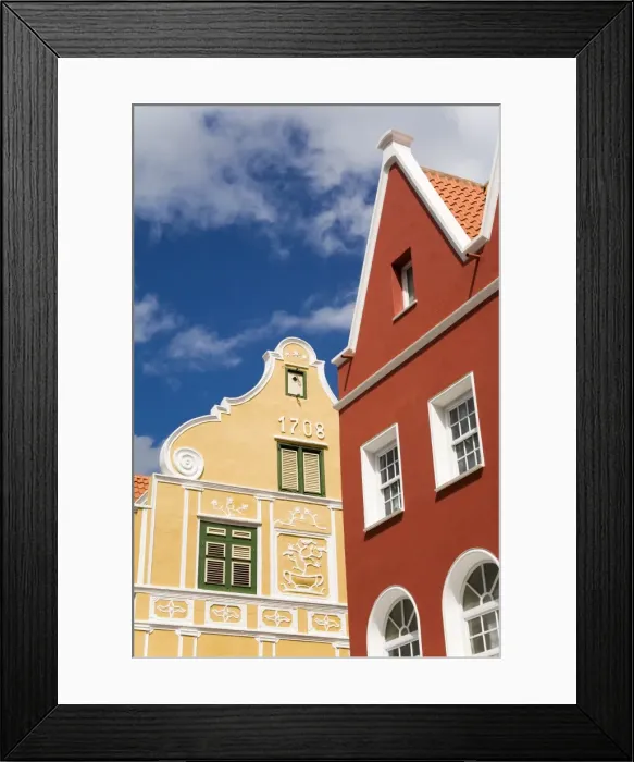 Framed Print : Penha Building painted yellow Framed Print : Penha Building painted yellow
