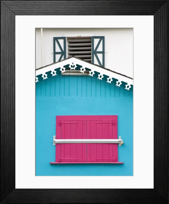 Framed Print : Architectural detail, Philipsburg, St