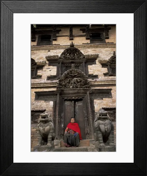 Framed Print : Elaborately carved doorway Framed Print : Elaborately carved doorway