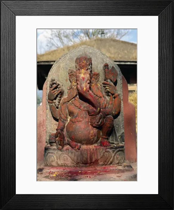 Framed Print : Ganesh shrine Framed Print : Ganesh shrine