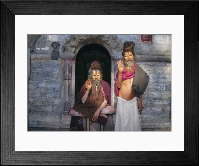 Framed Print : Sadhus (holy men) Framed Print : Sadhus (holy men)