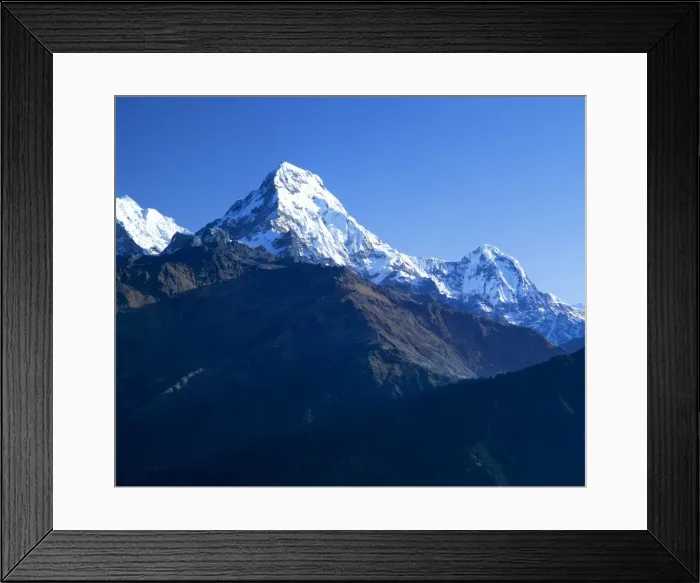 Framed Print : Peak of Annapurna South Framed Print : Peak of Annapurna South