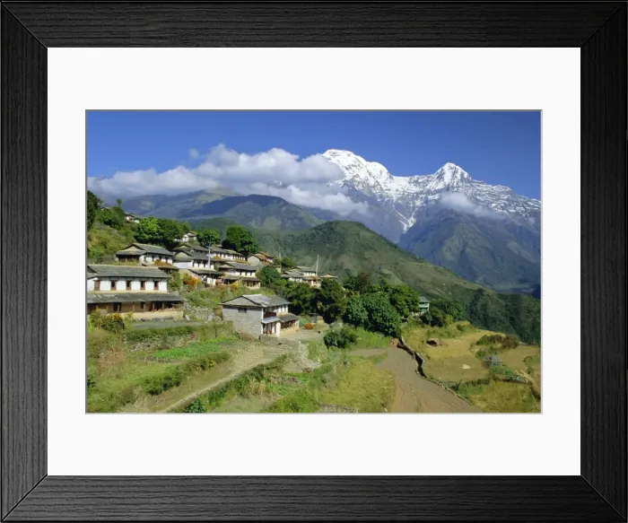Framed Print : Annapurna South 7219m Framed Print : Annapurna South 7219m
