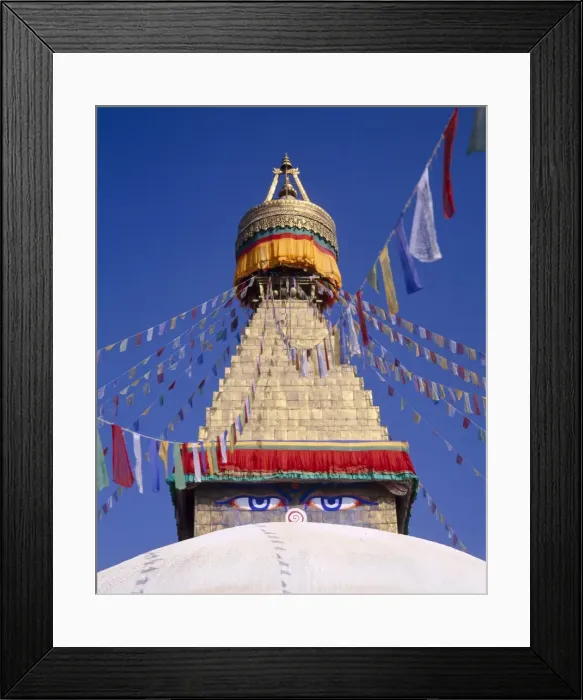 Framed Print : Bodhnath Stupa Framed Print : Bodhnath Stupa