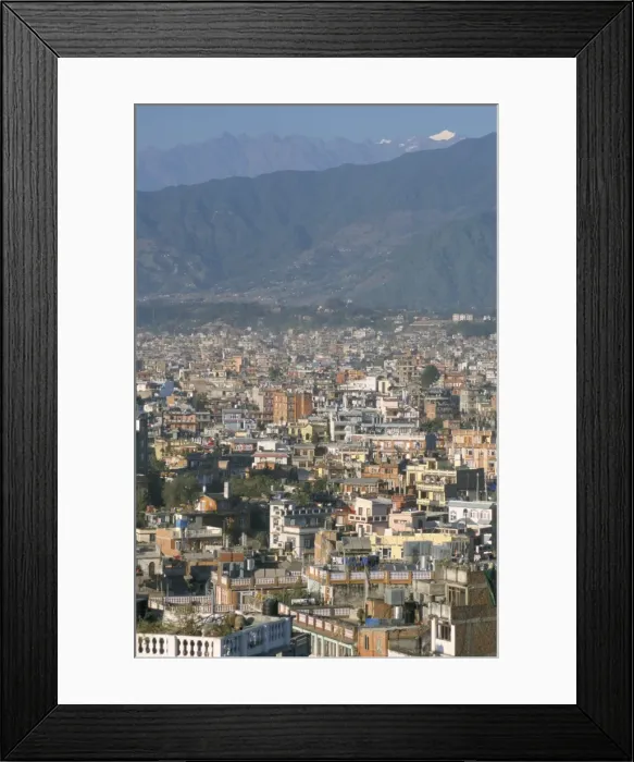 Framed Print : Urban sprawl in western valley Framed Print : Urban sprawl in western valley
