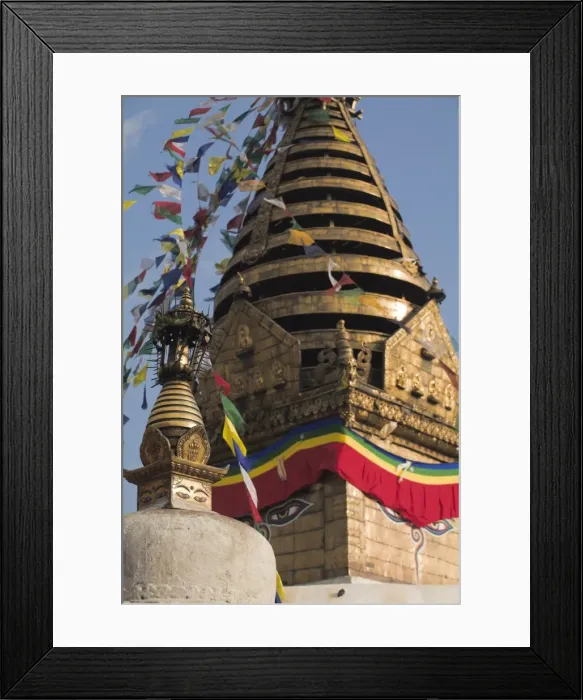 Framed Print : Swayambhunath Stupa (Monkey Temple) Framed Print : Swayambhunath Stupa (Monkey Temple)