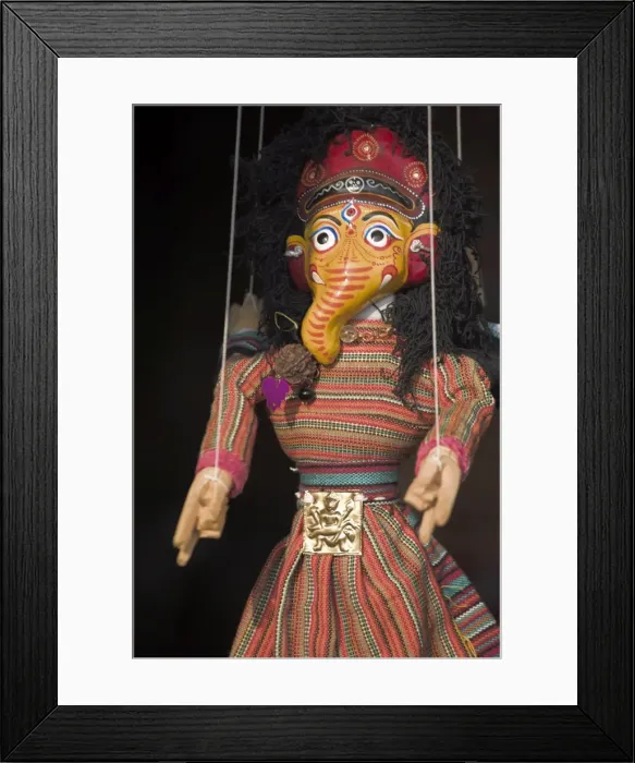 Framed Print : Puppet for sale at souvenir shop Framed Print : Puppet for sale at souvenir shop