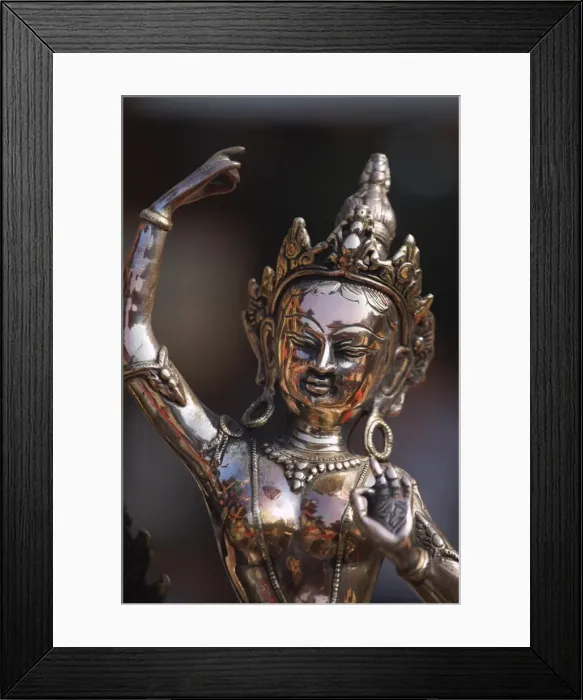 Framed Print : Bronze statue