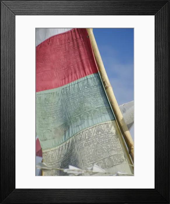 Framed Print : Prayer flag Framed Print : Prayer flag