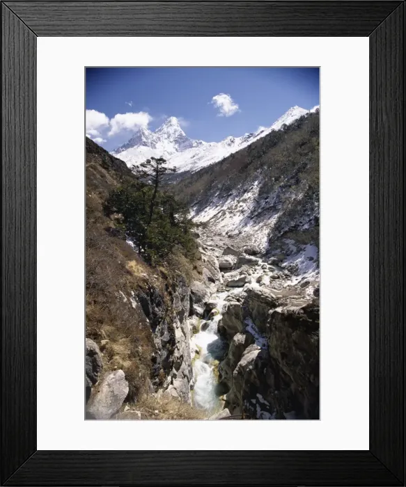 Framed Print : Valley in the mountains Framed Print : Valley in the mountains