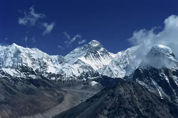 Snow-capped Mount Everest