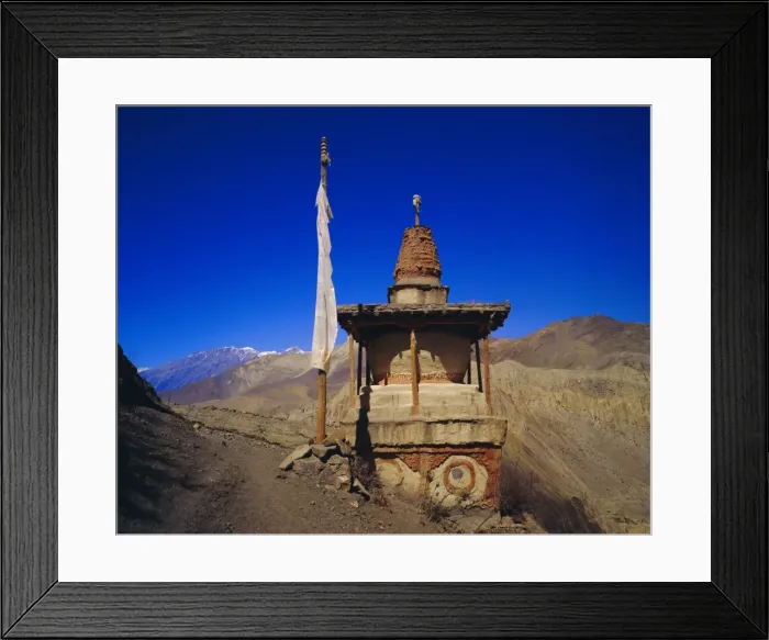 Framed Print : Buddhist Stupa at Jharkot (near MUKtinath) Framed Print : Buddhist Stupa at Jharkot (near MUKtinath)