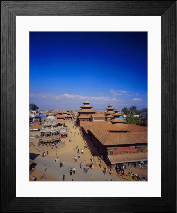 Framed Print : Aerial view of Durbar Square Framed Print : Aerial view of Durbar Square