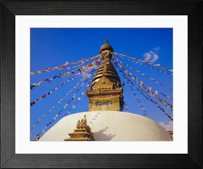 Framed Print : Buddhist stupa at Swayambhunath Framed Print : Buddhist stupa at Swayambhunath