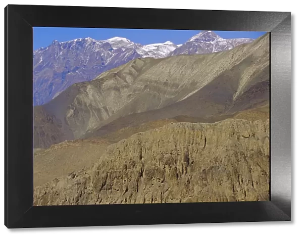 Himalayan mountains and landscape near Jharkot