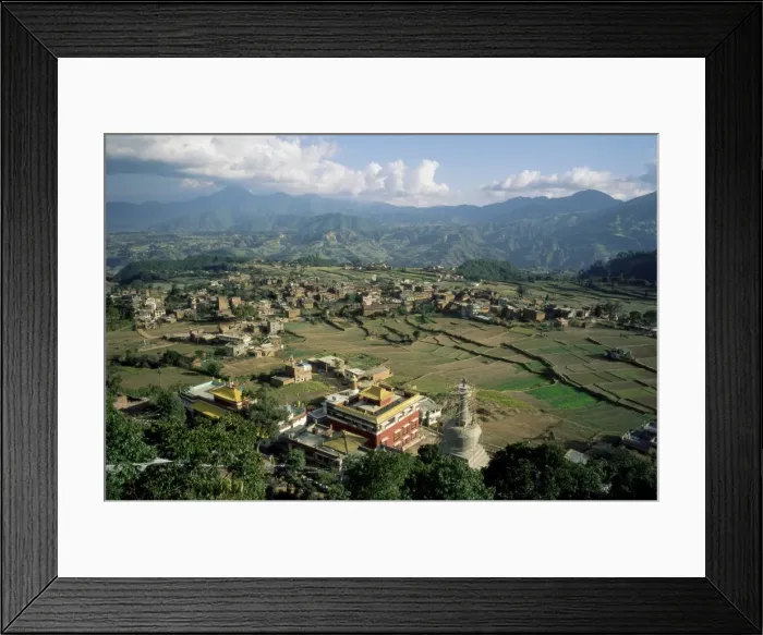 Framed Print : Panoramic view of the Valley Framed Print : Panoramic view of the Valley