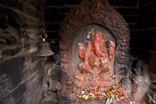 Shrine to the Hindu elephant headed god