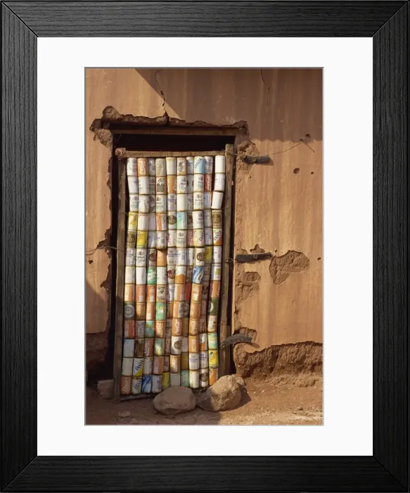 Framed Print : Tin Door, Twyfelfontein Framed Print : Tin Door, Twyfelfontein