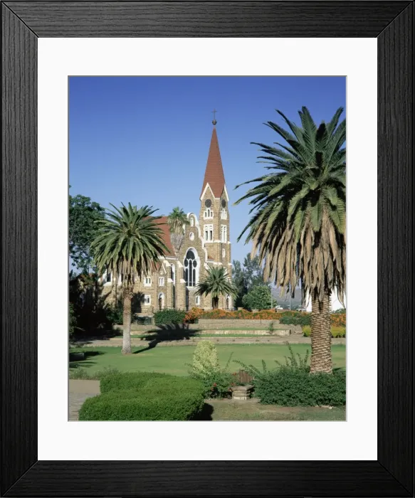 Framed Print : Christuskirche (Lutheran Christian church) and Parliament Gardens Framed Print : Christuskirche (Lutheran Christian church) and Parliament Gardens