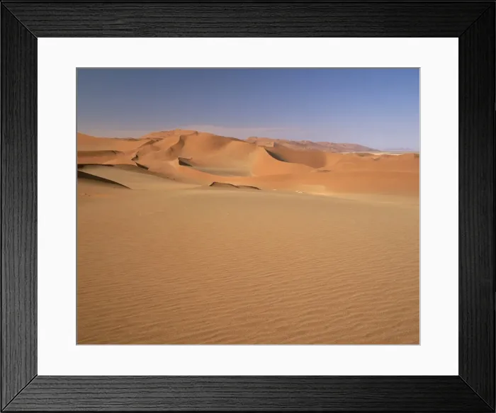 Framed Print : Parabolic sand dune formations Framed Print : Parabolic sand dune formations