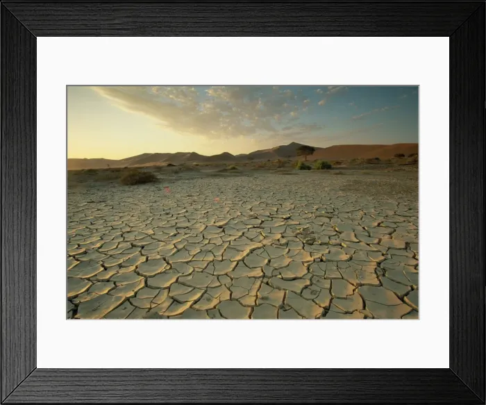 Framed Print : Sunbaked mud pan Framed Print : Sunbaked mud pan