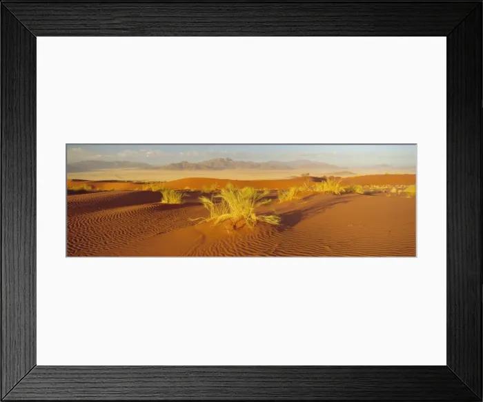Framed Print : Sand dunes and mountains Framed Print : Sand dunes and mountains