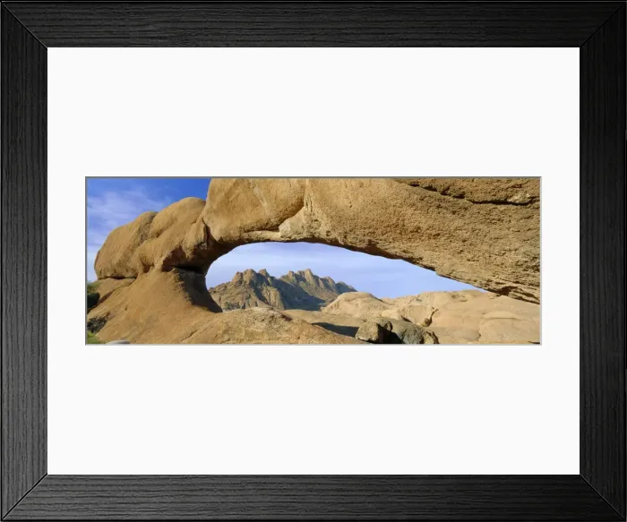Framed Print : Panoramic view of rock arch Framed Print : Panoramic view of rock arch