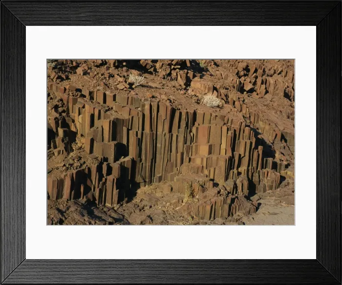 Framed Print : Organ pipes formation (dolerite columns) Framed Print : Organ pipes formation (dolerite columns)