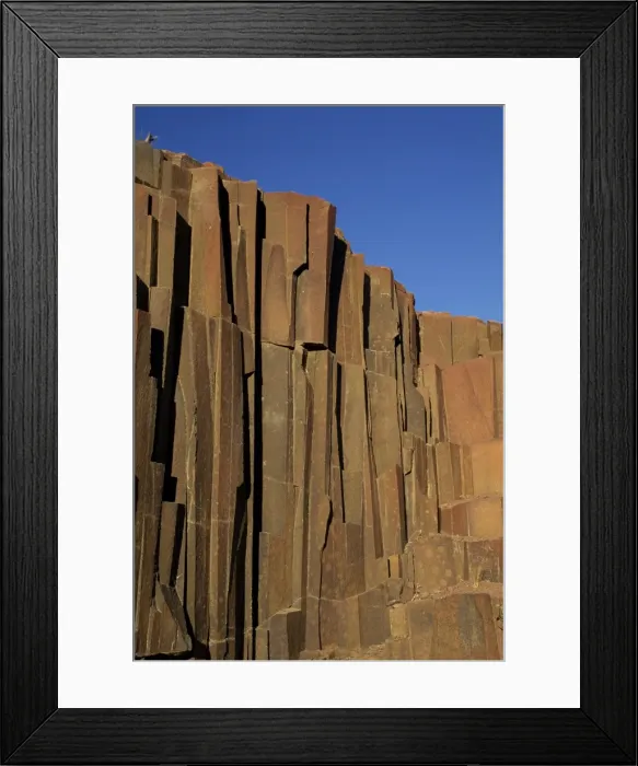 Framed Print : Organ pipes formation (dolerite columns) Framed Print : Organ pipes formation (dolerite columns)