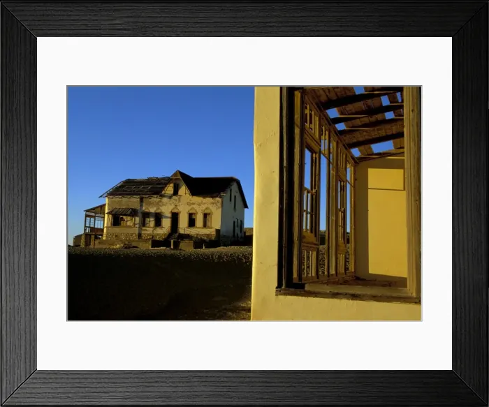 Framed Print : Diamond mining ghost town Framed Print : Diamond mining ghost town