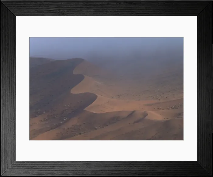 Framed Print : Red sand dunes