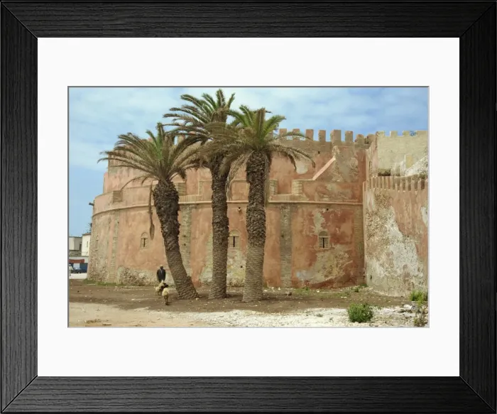 Framed Print : Shepherd by the town walls Framed Print : Shepherd by the town walls