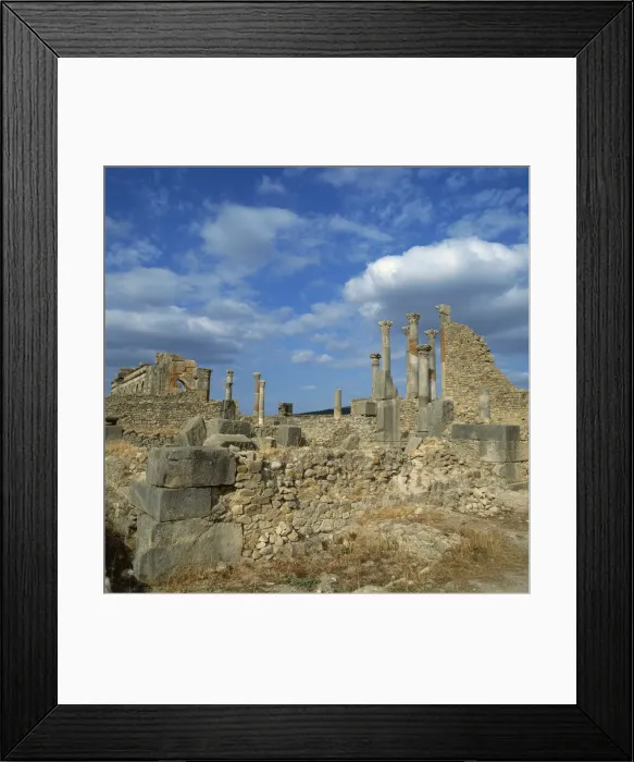 Framed Print : Third century Roman city of Volubilis Framed Print : Third century Roman city of Volubilis